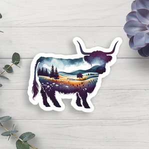 Cow Vinyl Sticker