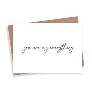 You Are My Everything Card