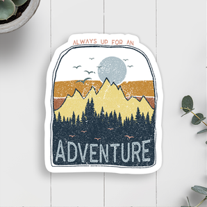 Adventure Vinyl Sticker