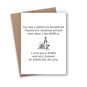 Raisin Me Card