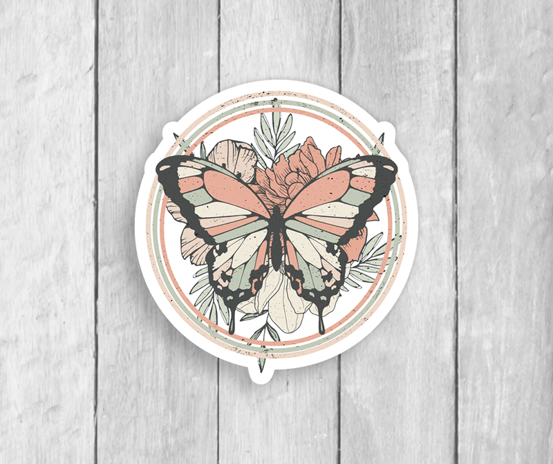 Butterfly Vinyl Sticker