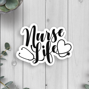 Nurse Life Vinyl Sticker