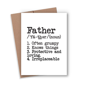 Father Definition Card