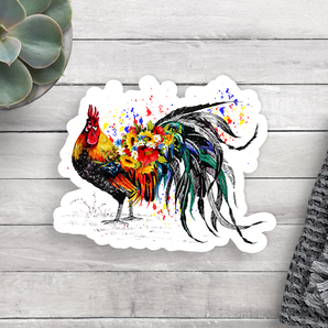 Rooster Vinyl Sticker