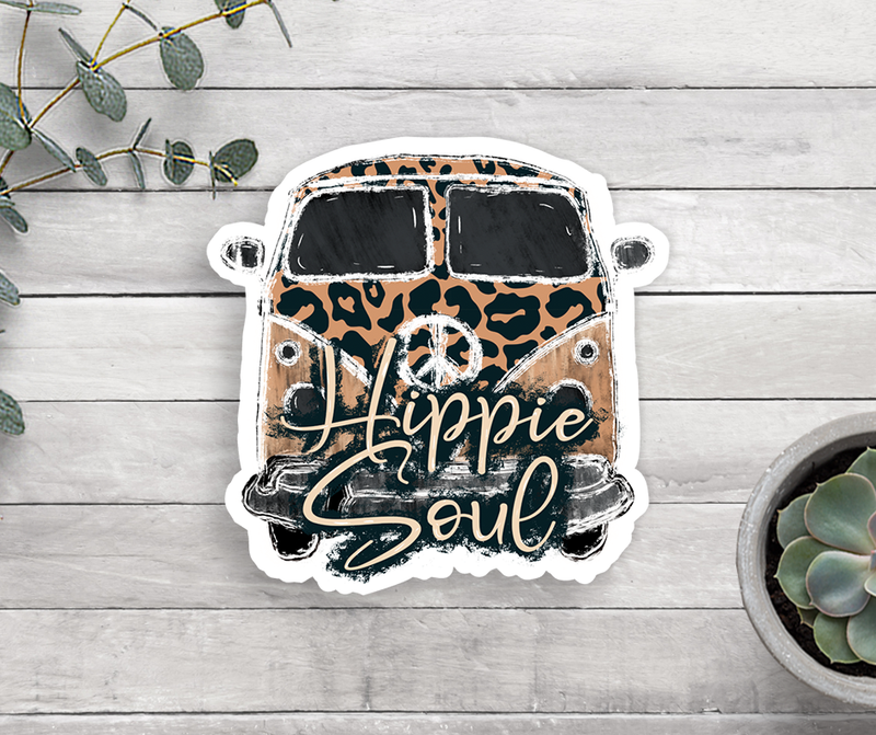 Hippie Soul Vinyl Sticker