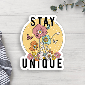 Stay Unique Vinyl Sticker