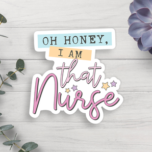 Nurse Vinyl Sticker