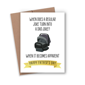 Dad Joke Parent Card