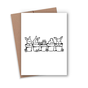 Easter Bunnies Card