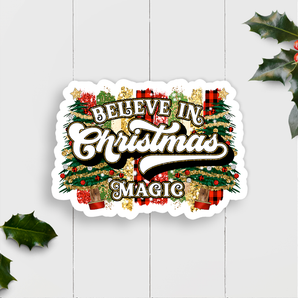 Believe In Christmas Magic Vinyl Sticker