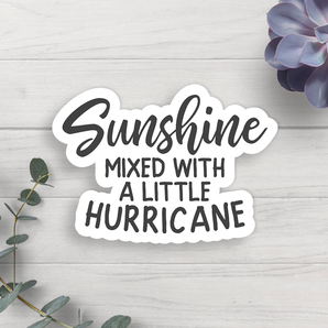 Sunshine Hurricane Vinyl Sticker