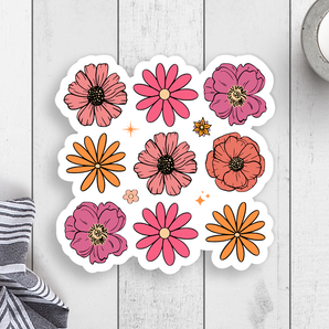 Flowers Vinyl Sticker