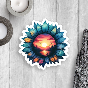 Sunflower Vinyl Sticker