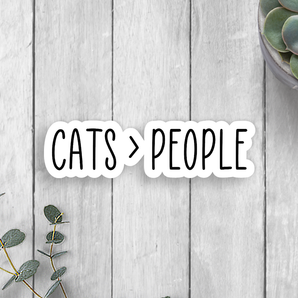 Cats People Vinyl Sticker