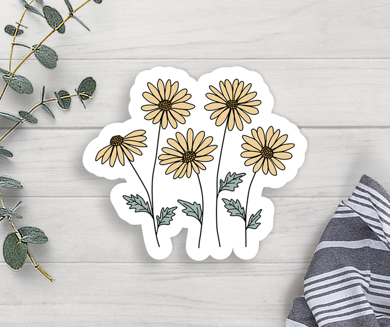 Flowers Vinyl Sticker