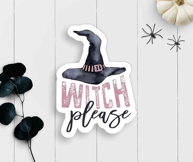 Witch Please Vinyl Sticker