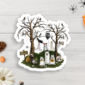 Dog Days Halloween Vinyl Sticker