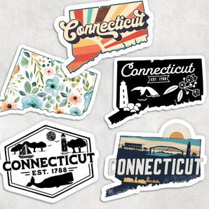 Connecticut Vinyl Sticker