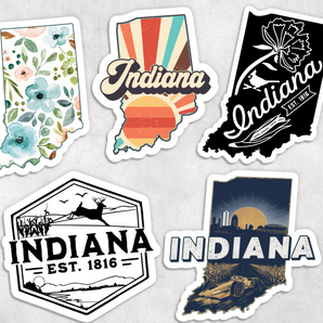 Indiana Vinyl Sticker