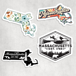 Massachusetts Vinyl Sticker