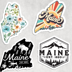 Maine Vinyl Sticker