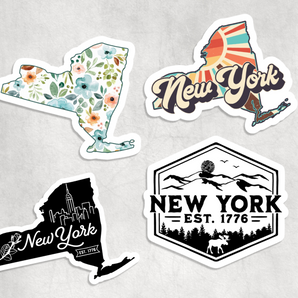 New York Vinyl Sticker