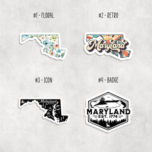 Maryland Vinyl Sticker