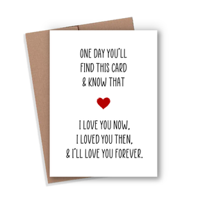 I Love You Card