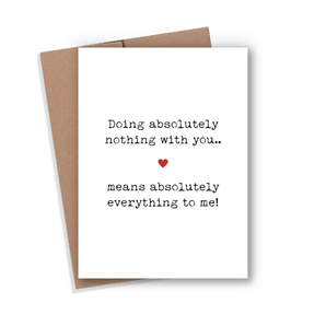 Everything To Me Card