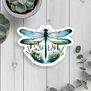 Dragonfly Vinyl Sticker