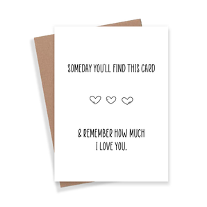 I Love You Card