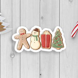 Christmas Cookies Vinyl Sticker