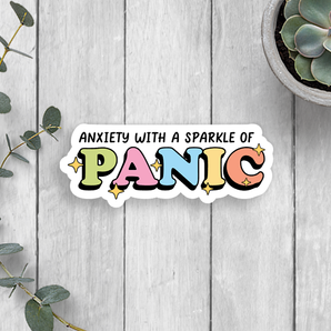 Anxiety Panic Vinyl Sticker