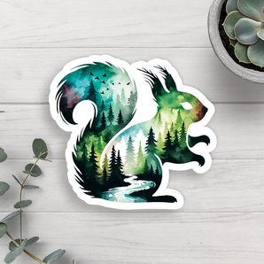 Wilderness Vinyl Sticker