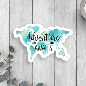 Adventure Awaits Vinyl Sticker