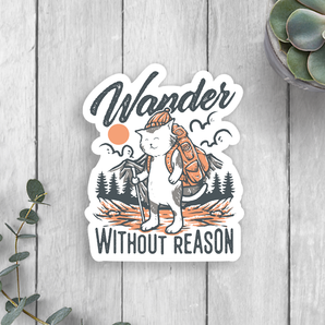 Wander Vinyl Sticker